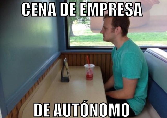 cena de empresa de autónomo