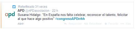 Tuit I Congreso Nacional de RRHH